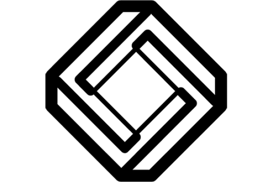 A square on the side, ,ade with thin black lines. Equatio icon
