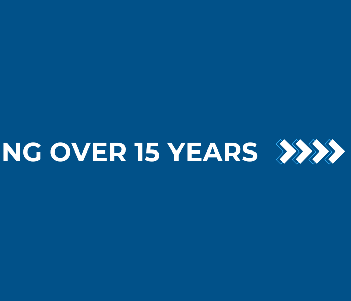 Celebrating Over 15 Years