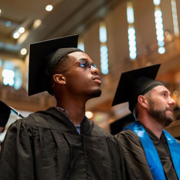 Student at Commencement