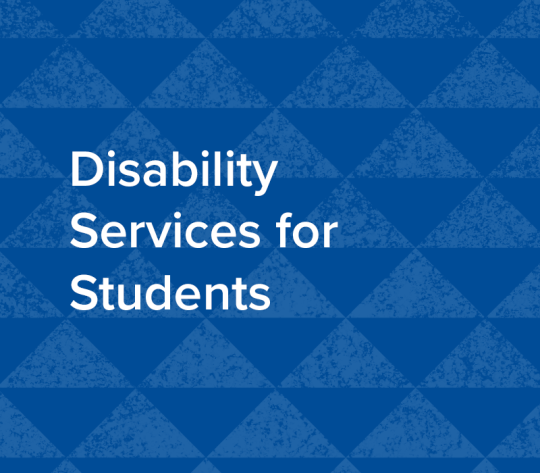 Disability Services for Students
